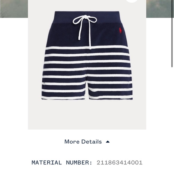 Red white and blue woman XXS polo Ralph Lauren shorts - Picture 4 of 4